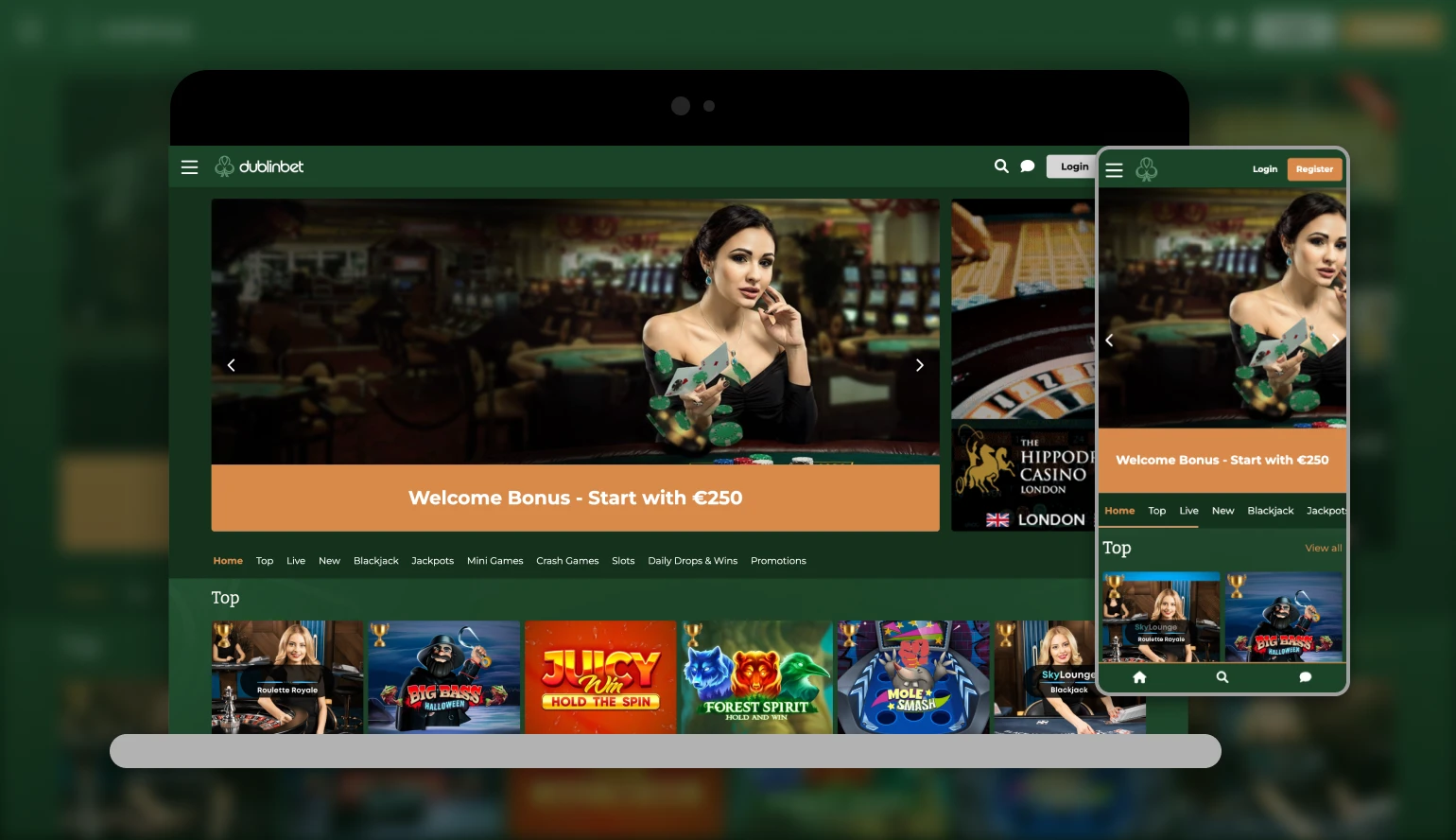 DublinBet Casino App-Screenshot